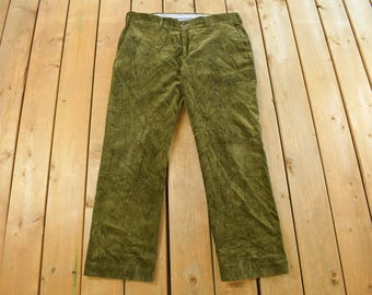 Pantalones de pana Polo Ralph Lauren vintage de los años 2000 para hombre, talla 38 x 31 / Pantalones de pana de los años 90 / Ropa de calle / Pantalones de pana Polo vintage