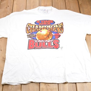 Vintage Deastock NBA Chicago Bulls 1998 Champions Tee Shirt Size 2XL