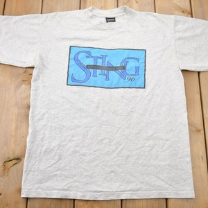 Vintage 1996 Sting Mercury Falling Tour T-Shirt Music Promo / Made in USA / The Police / Streetwear Fashion / Polygram Merchandising