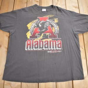 Vintage 1990S University Of Alabama Crimson Tide Collegiate T-Shirt / NCAA Tee / Americana / Sportswear / Made In USA