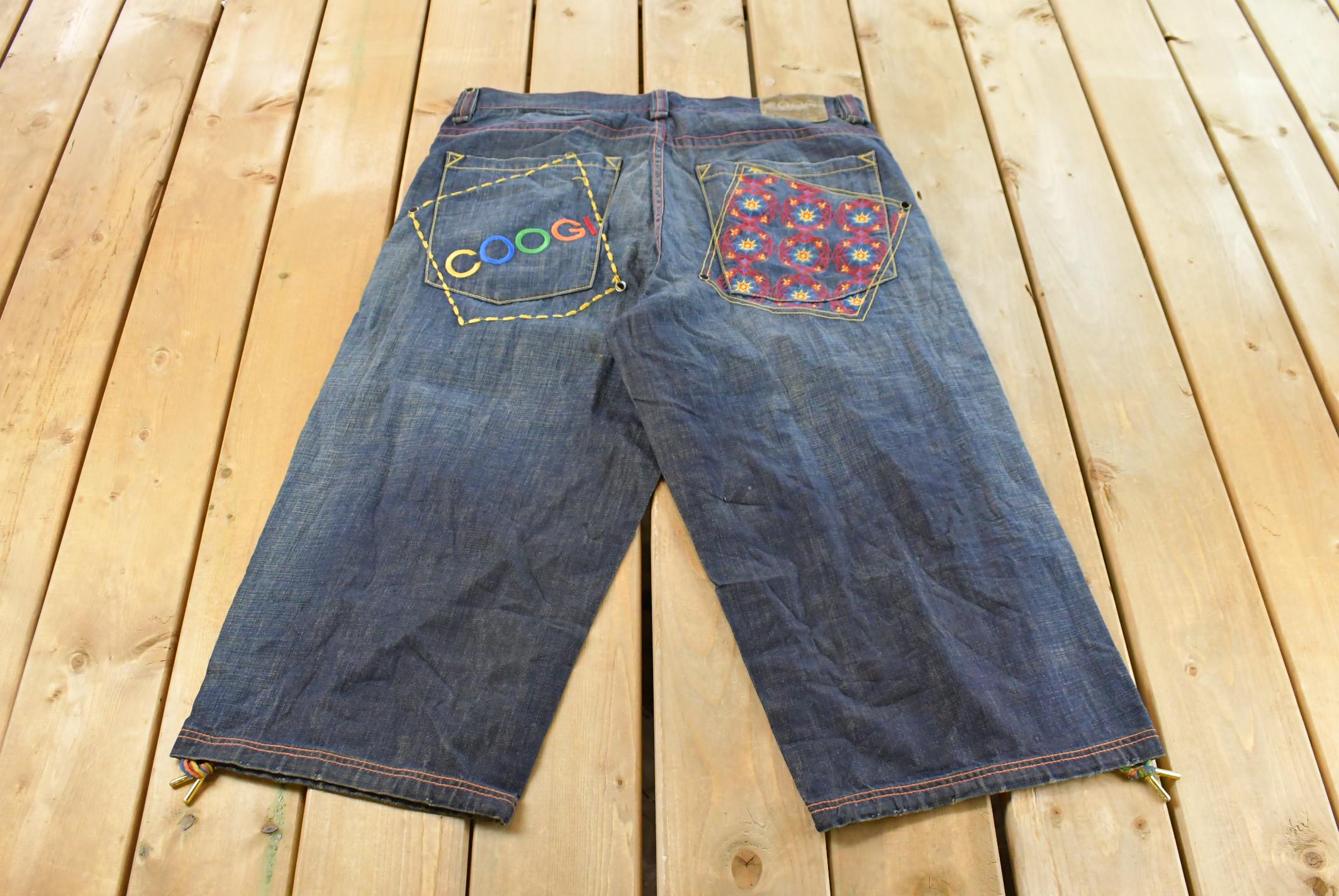 新品　w86cm Coogi denim half pants COOGI Denim Casual Shorts for Men for sale | eBay
