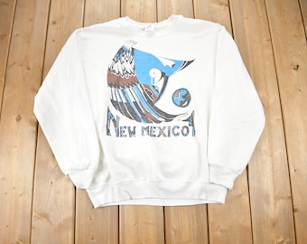 Vintage 1990s New Mexico Crewneck Sweatshirt / 90s Crewneck / Souvenir Sweater / Streetwear / Travel And Vacation