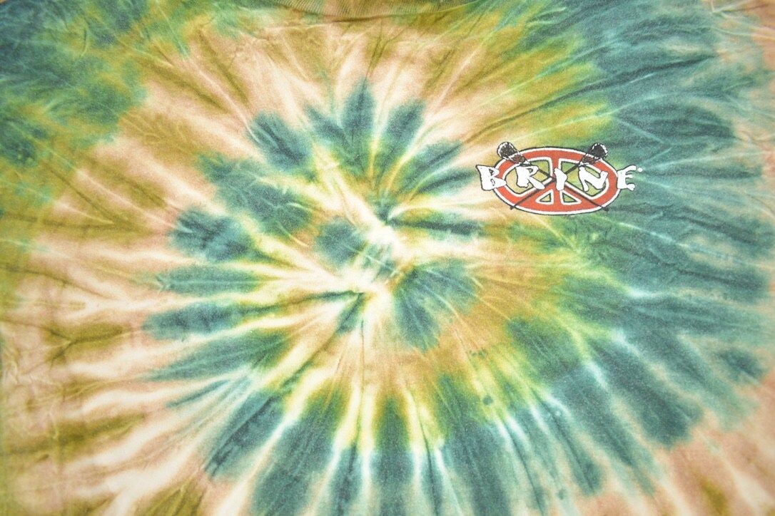 Vintage 1990s Brine Lacrosse Tye Dye T-shirt / Streetwear / Retro 