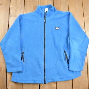 Vintage 1990s REI Full Zip Fleece  Sweatshirt / 1990s Crewneck / Made In USA / Essential / Streetwear / Gorp / Vintage Fleece / Outdoorsman