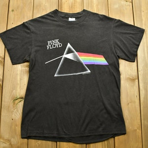 Vintage 1987 Pink Floyd Band Graphic / Vintage T-Shirt / Single Stitch / Music Promo Print / Concert / Tour / Made In USA / Retro Style