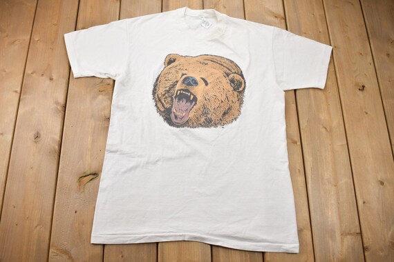 ヴィンテージ 1990年代 グリズリーベア グラフィック Tシャツ 