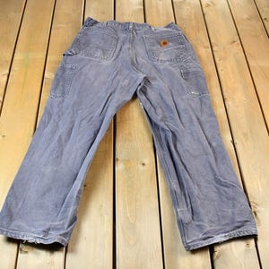Vintage 2000s Paint-Stained Carhartt Work Pants Size 32 x 28 / 00s Carpenter Pants / Distressed Carhartt / Vintage Workwear