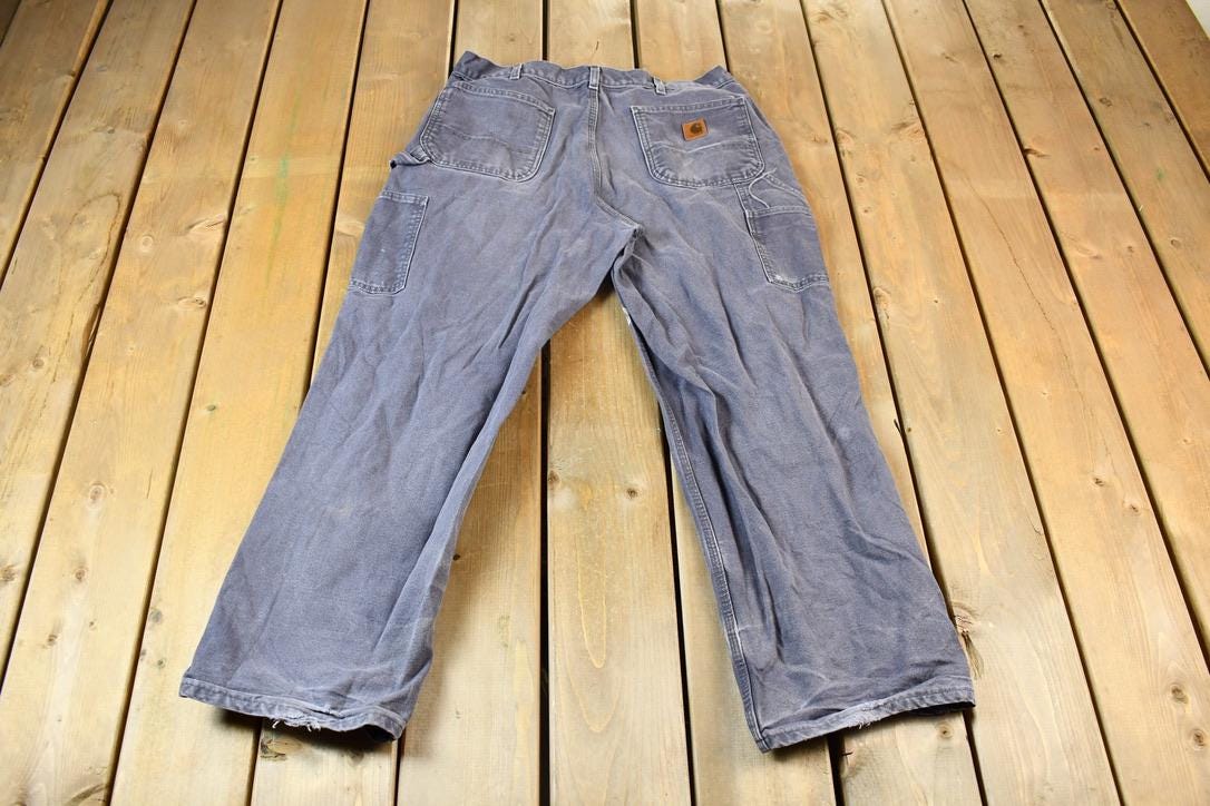 Vintage 2000s Paint-stained Carhartt Work Pants Size 32 X 28 / 00s