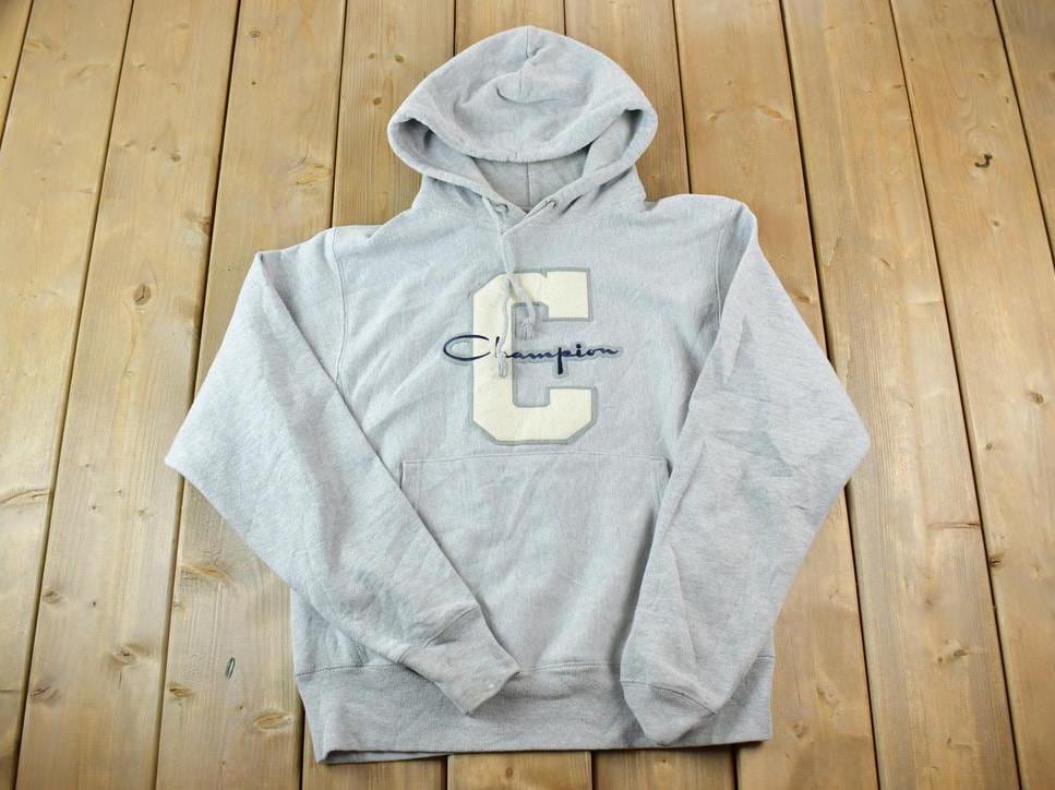Vintage 1990s Champion Reverse Weave Hoodie Sweatshirt / Made in