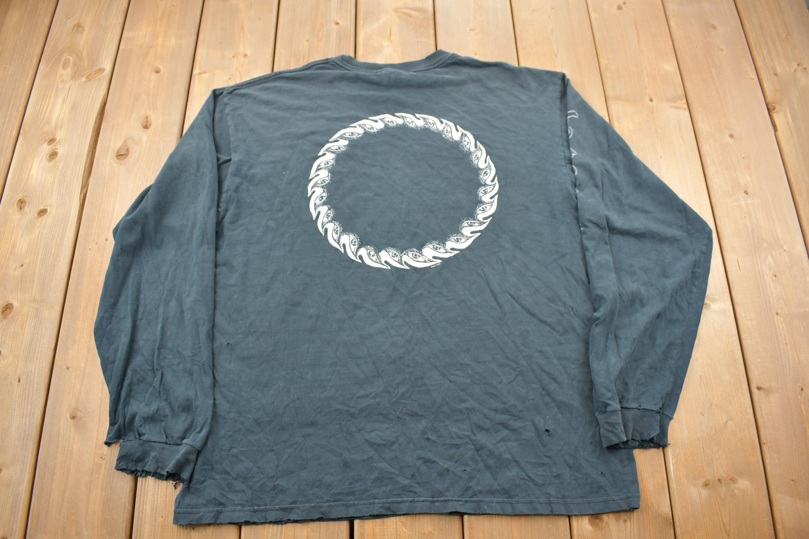 Vintage 2001 Tool Long Sleeve Graphic Band T-shirt / Rock Tee