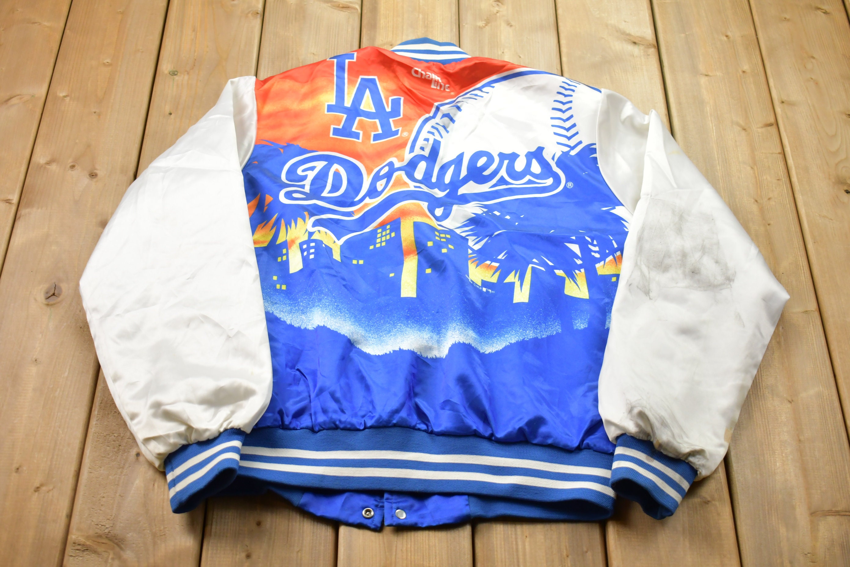 Vintage 1990s Chalk Line Los Angeles Dodgers MLB Satin Vintage 1990s Chalk Line Los Angeles Dodgers MLB Satin