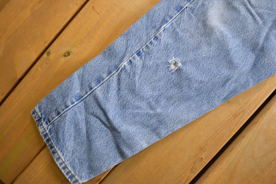 Vintage 1990s Carhartt Denim Jeans Size 37 X 32 / Light Wash