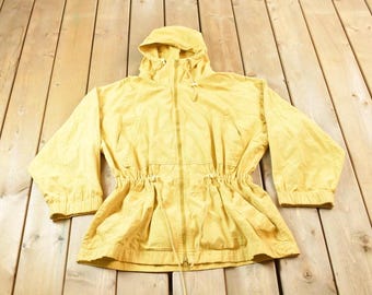 Vintage 80s/90s American Eagle Yellow Bomber Jacket - Etsy