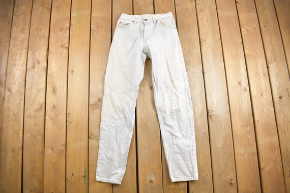 Vintage 1980s Levi's 550 Orange Tab Jeans Size 27… - image 2