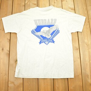 Vintage 1990s Hubbard Eagles Swimming & Diving Single Stitch T-Shirt / Sportswear / 90s / Streetwear / Made In USA