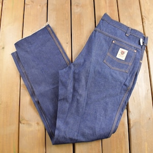 Vintage 1970s Canadian Carhartt Work Pants Size 43 x 38 / True Vintage Carhartt / Made In Canada / Deadstock Carhartt / 70s Workwear / Heart