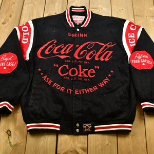 Vintage 90's Coca-cola Racing Style Jacket / Nascar Jacket