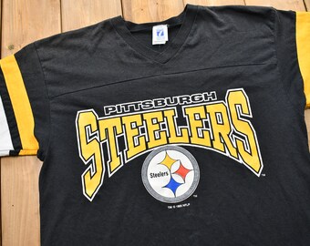 Vintage 1995 Pittsburgh Steelers Jersey-style T-shirt NFL 90s