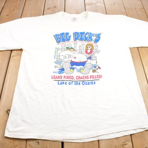 Vintage 1990s &quot;Big Dick&#39;s Plumbing&quot; Graphic T Shirt / Vintage T Shirt / Streetwear / Rare Vintage / Funny Graphic Shirt