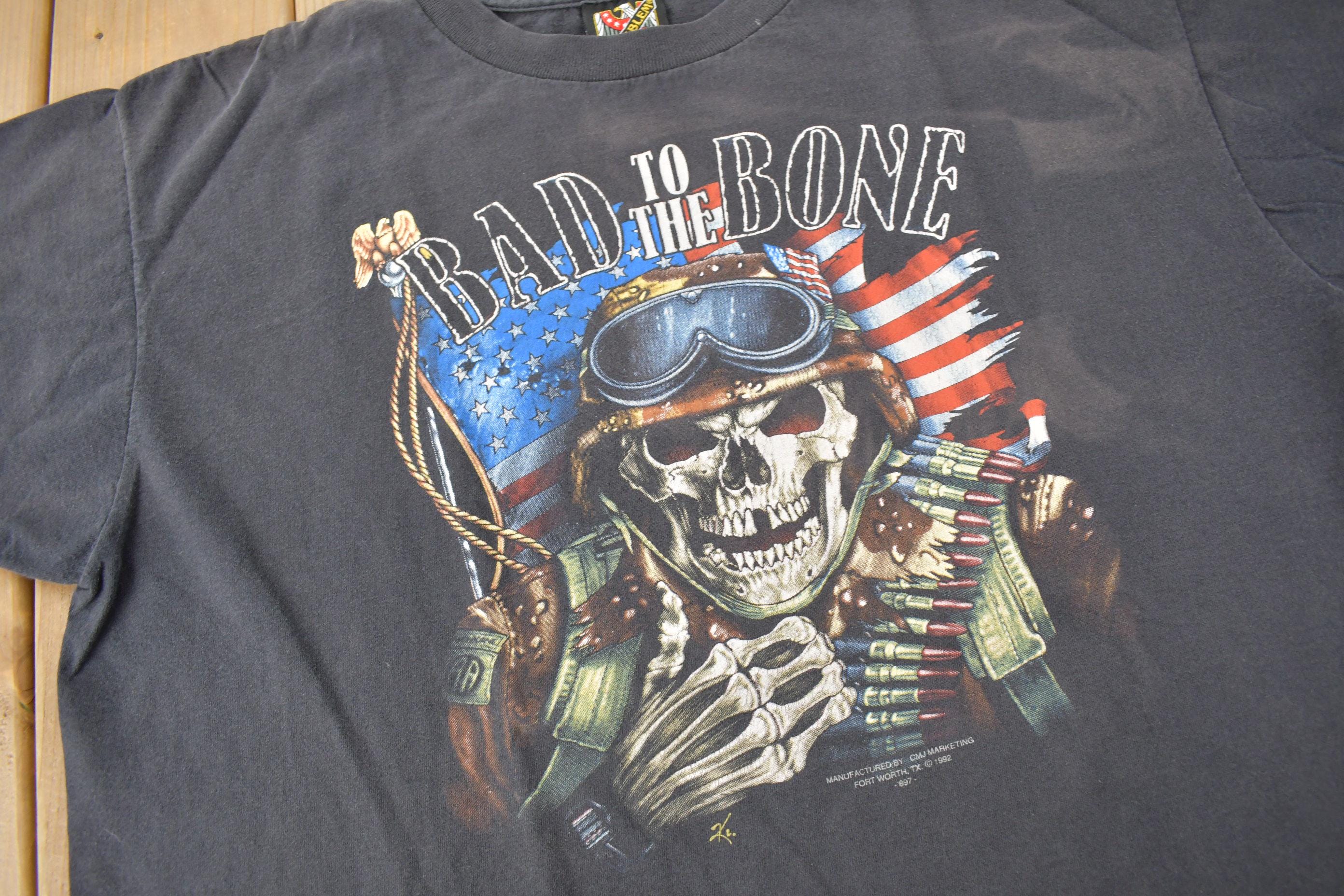 【BEEDEN】BONE PRINT LAYERED LOGO TEE BEEDEN] BONE PRINT LAYERED LOGO TEE