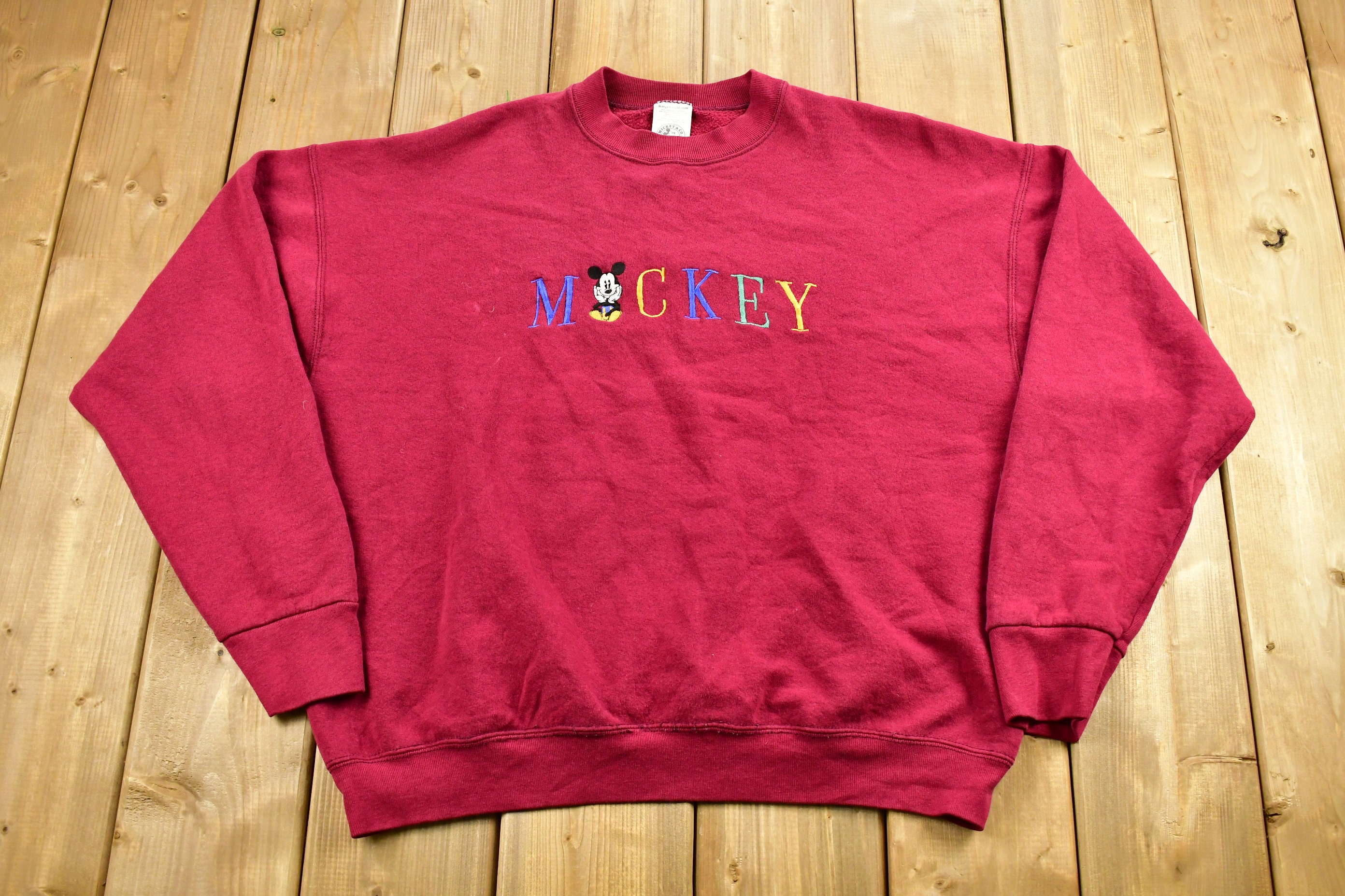 vintage embroidered crewnecks