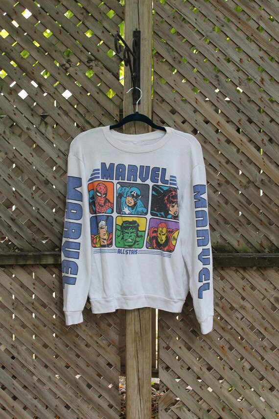 Vintage Marvel / Vintage Crewneck / Superhero / Ma