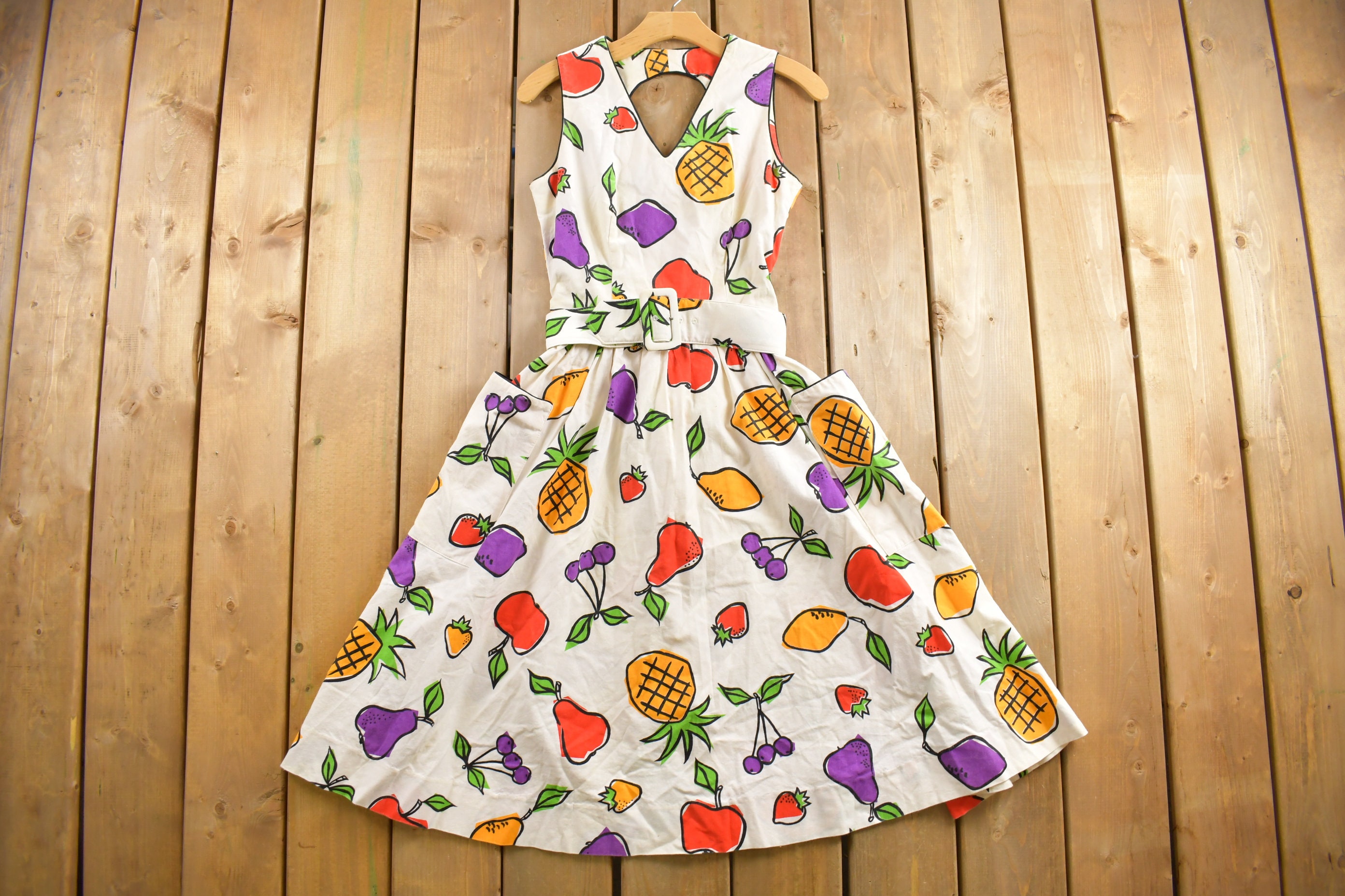 Colorful Fruit Dress - Etsy