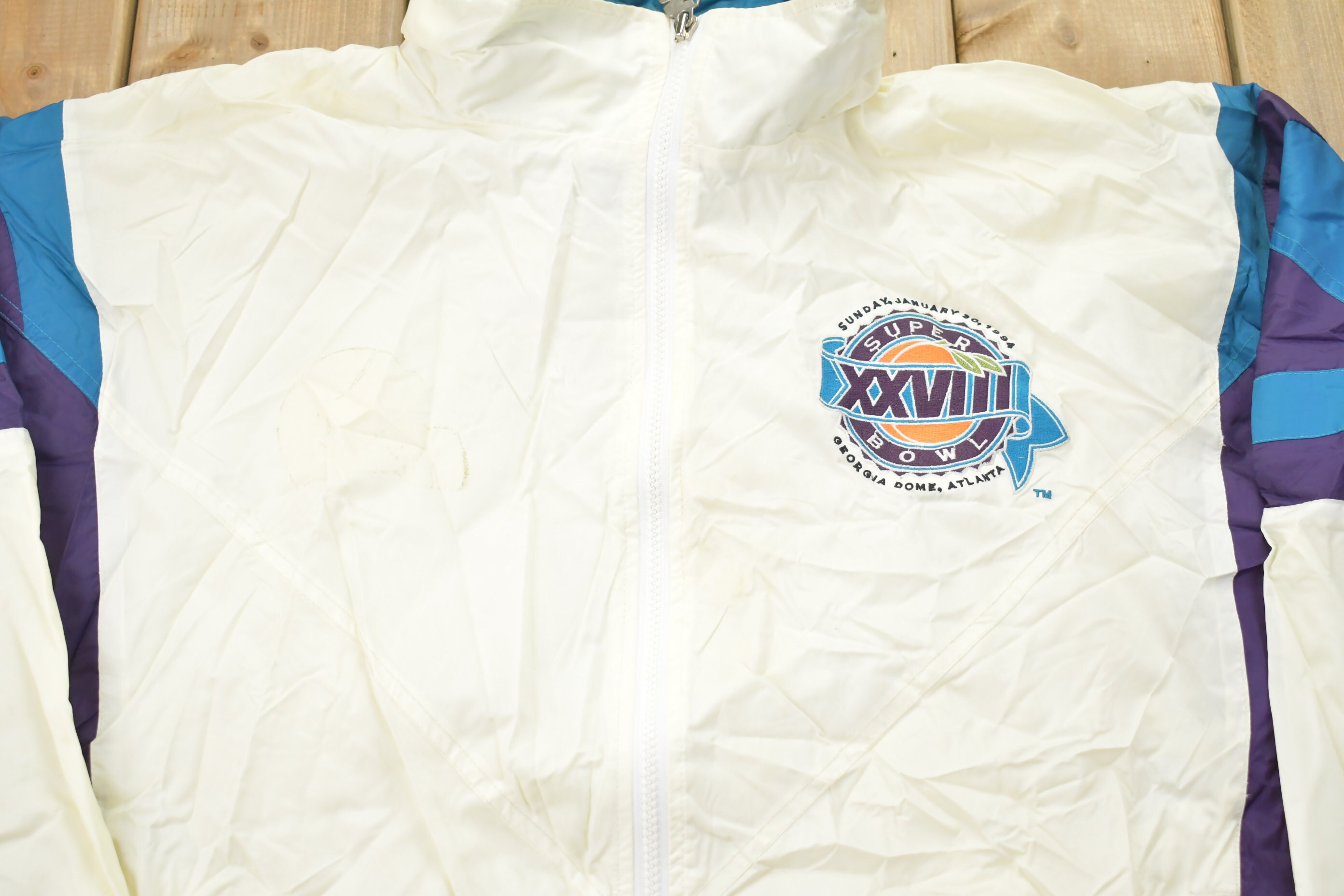 Vintage 1994 Starter Pro Line NFL Superbowl XXVII Full Zip