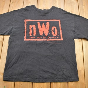 Vintage 1998 NWO New World Order WCW Wrestling T-Shirt Streetwear Fashion / Bad Has Arrived / Wrestling Tee