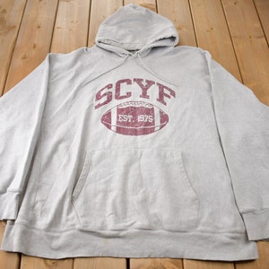 Vintage 2000s SCYF Champion Reverse Weave Hoodie / Vintage Champion / Vintage Pullover /Sportswear / Reverse Weave