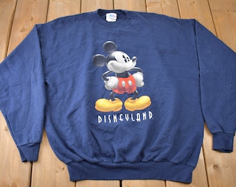 Vintage Y2K Mickey Mouse Disneyland Crewneck / Vintage Sweatshirt / Vintage Disneyland
