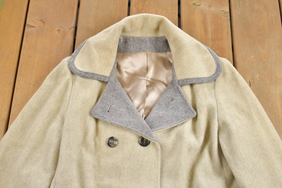 Vintage 1960s Betty Rose Wool Full Length Coat / … - image 2