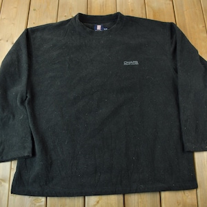 Vintage 1990s Chaps Ralph Lauren Fleece Crewneck Sweater / 90s Crewneck / Vintage Crewneck / Embroidery / 90s Fashion / Sportswear