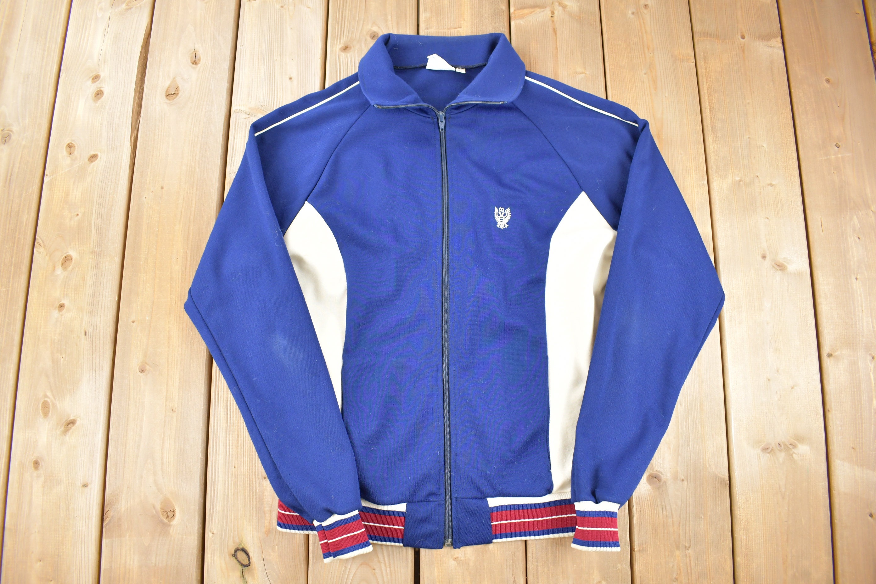 Vintage 1970s Zwichel Zip up Sweatshirt / Olympic / 70s Sweater