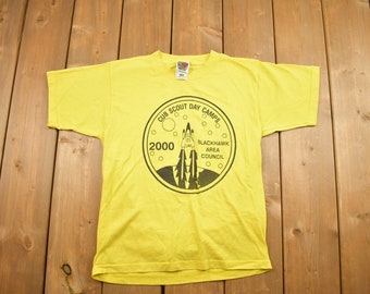 Vintage 2000 Cub Scout Camps Graphic T Shirt / Vintage T Shirt / Streetwear / Graphic Tee