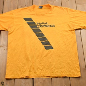 Vintage 1987 TripPak Express T-Shirt / Graphic / 80s / 90s / Streetwear / Retro Style / Single Stitch / Made In USA / 90s TripPak