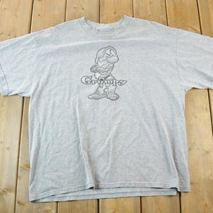 Vintage 1990s Disney Grumpy Cartoon Promo T-Shirt / 90s Graphic Tee / Vintage Mickey Mouse / Made In USA / 90s Disney Tee