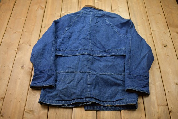 Vintage 1990s Basic Editions Denim Chore Jacket / Vintage Denim