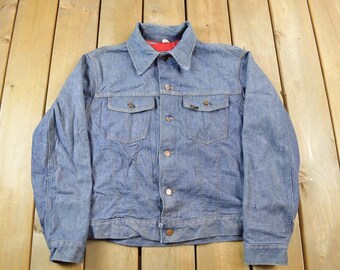 Vintage 1960's/70's ROEBUCKS Denim Jean Jacket / Sears Roebuck and