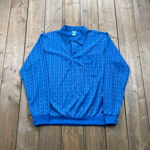 Chemise boutonnée vintage Stag Hill / Chemise à motifs / Boutonnée des années 1990 / Oxford / Vêtements décontractés / Polo à manches longues / Abstrait