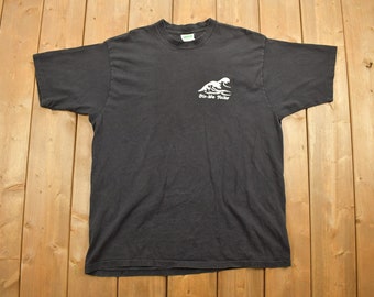 Vintage jaren 1990 Oto-Wa Taiko Waves Grafisch T-shirt/Streetwear/Retrostijl/Single Stitch/Penmans/Jaren 90 Grafisch T-shirt/Strandshirt