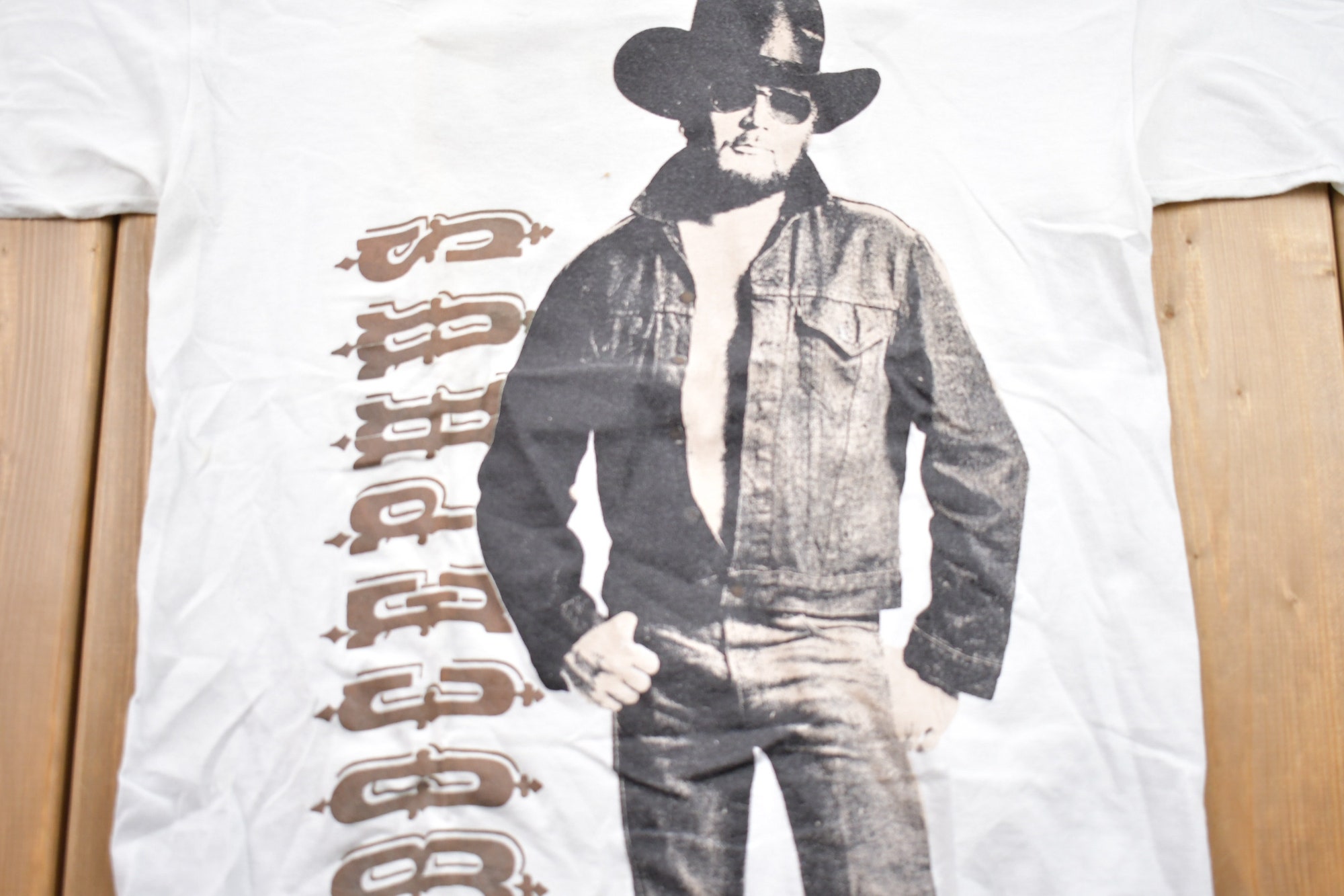 Vintage 1988 Hank Williams Jr. Fan Club Graphic T-Shirt