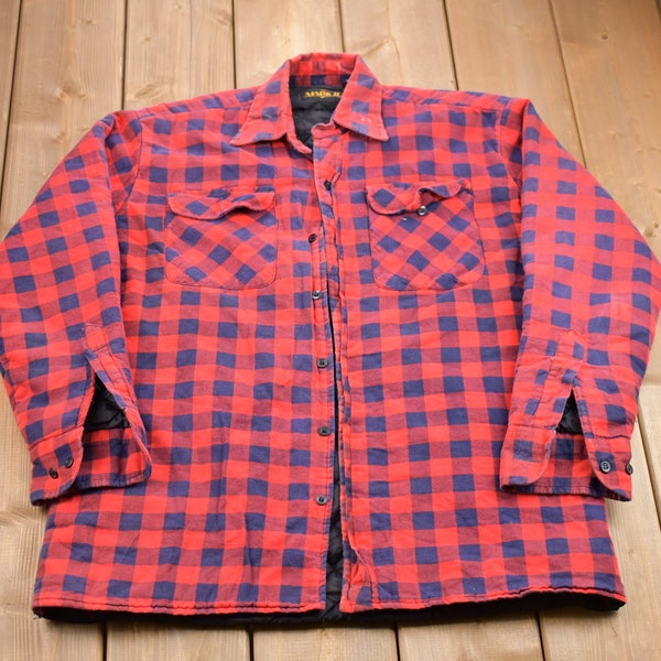 Red Soft Flannel Shirt 90s Classic main image 0