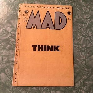 MAD #23 - COMPLETE - Last Mad in Comic Book Format! - Classic EC Comic! 1955 / Vintage Golden Age Comic Book / Graphic Novel