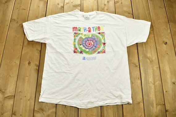 Vintage 1990's Math-A-Thon T-Shirt / St. Jude Chi… - image 1