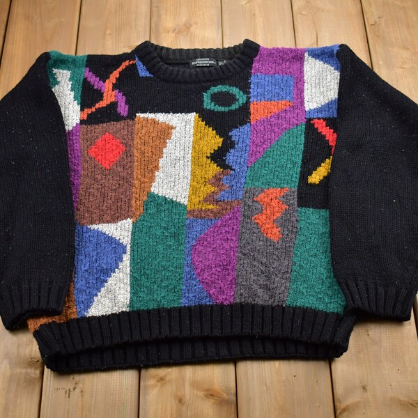 80s Knit Sweater - Etsy