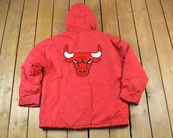 Vintage 1990s Chicago Bulls Start Line NBA Basketball Jacket