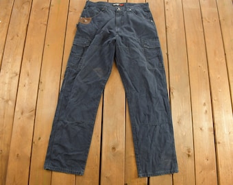 Pantalones cargo Wrangler Riggs Workwear vintage de los 90, talla 36 x 35 / Estilo outdoor / American Vintage / Ropa de trabajo / Estilo urbano / Pantalones vintage