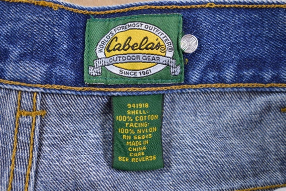 Vintage 1990s Cabelas Double Front Hunting Pants … - image 7