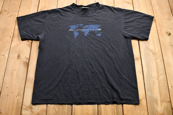 Vintage 2001 Eric Clapton World Tour T-Shirt / Vi… - image 1